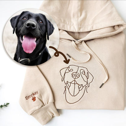 Custom Embroidered Hoodie Pet Line