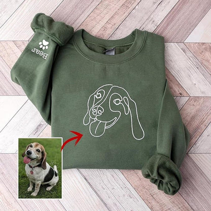 Custom Embroidered Hoodie Pet Line