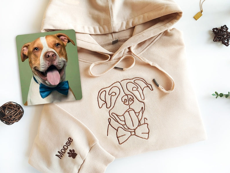 Custom Embroidered Hoodie Pet Line