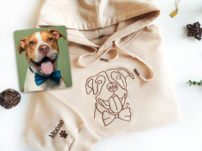 Custom Embroidered Hoodie Pet Line