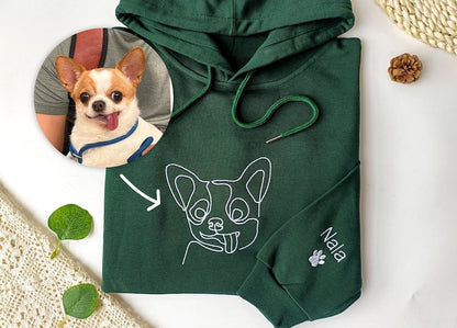 Custom Embroidered Hoodie Pet Line