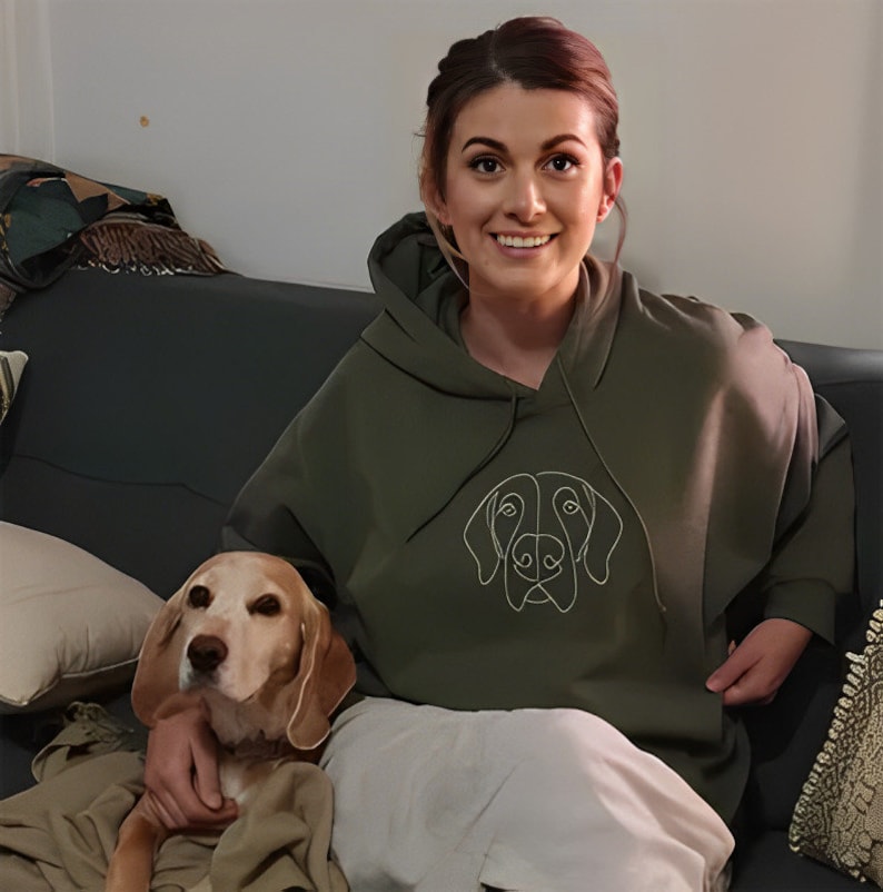 Custom Embroidered Hoodie Pet Line