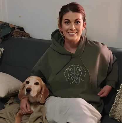 Custom Embroidered Hoodie Pet Line
