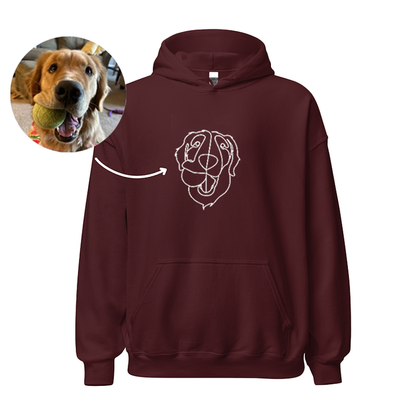 Custom Embroidered Hoodie Pet Line