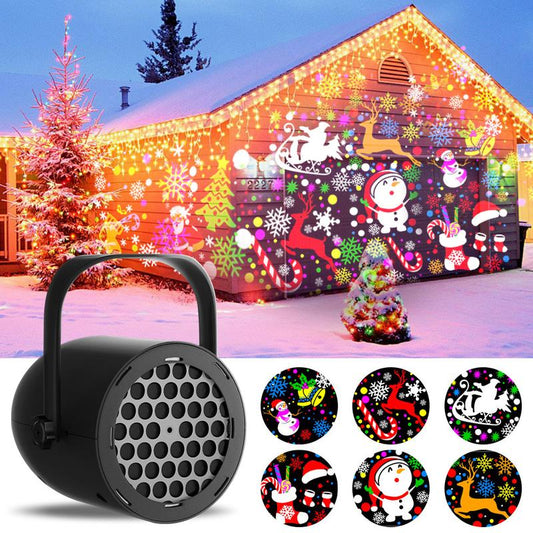 Moon Christmas Projection Lamp with 16 Patterns