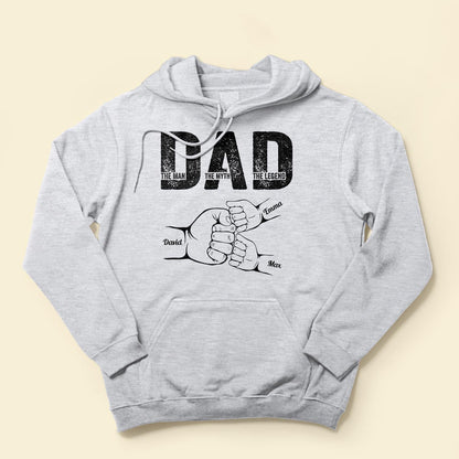 Personalized Shirt Father's Day - Dad The Man The Myth The Legend