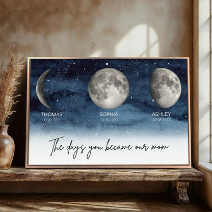 Personalized Canvas "Moon Phase"