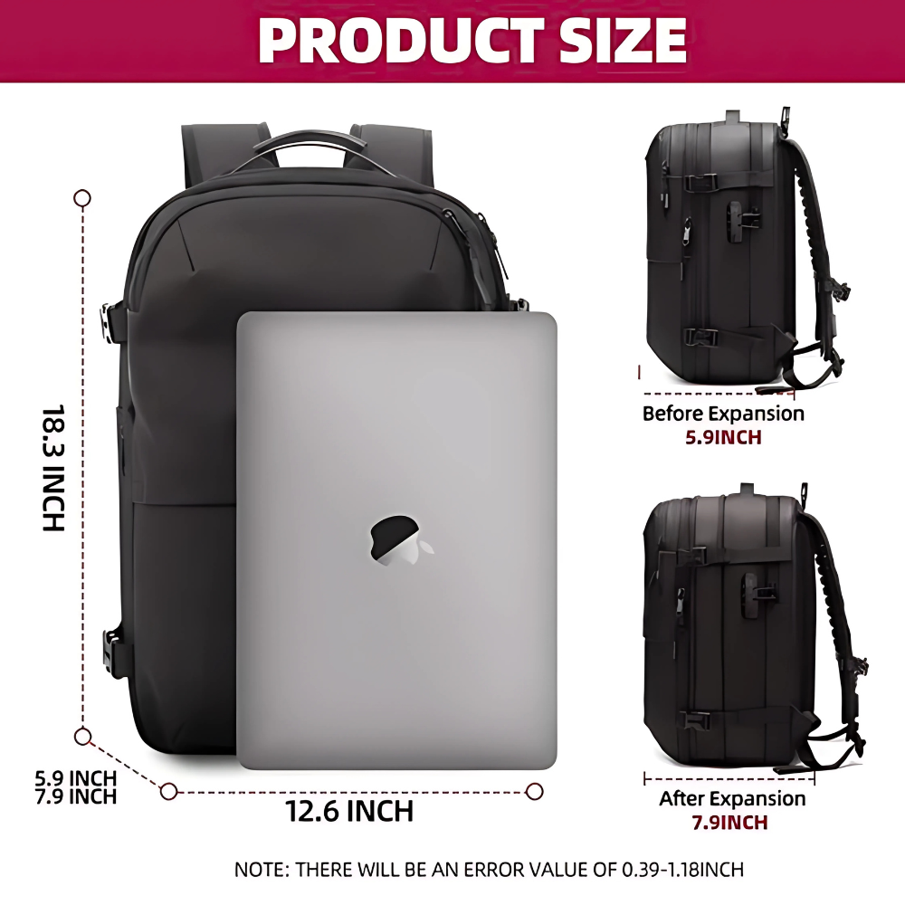 Moon Vacuum Seal Travel Backpack