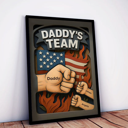 Personalized Poster, Father's Day Gift for Dad