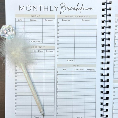 That Budget Babe 12 Month Undated Budget Planner