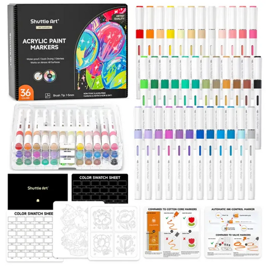 Shuttle Art Automatic Ink Control Acrylic Paint Pens