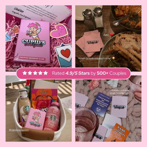 Couples Drinking Game by Cupid's Card Games