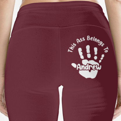 Personalized Fleeced Women Leggings - Gifts For Wife, Anniversary