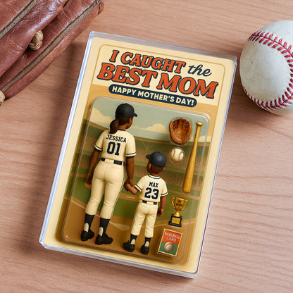 Personalized  Baseball Acrylic Block Plaque, Mother's Day Gift for Mom