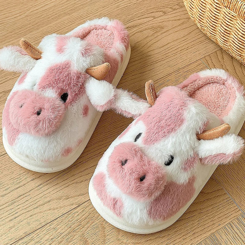 Handmade Cow Slippers
