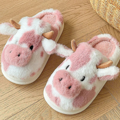 Handmade Cow Slippers