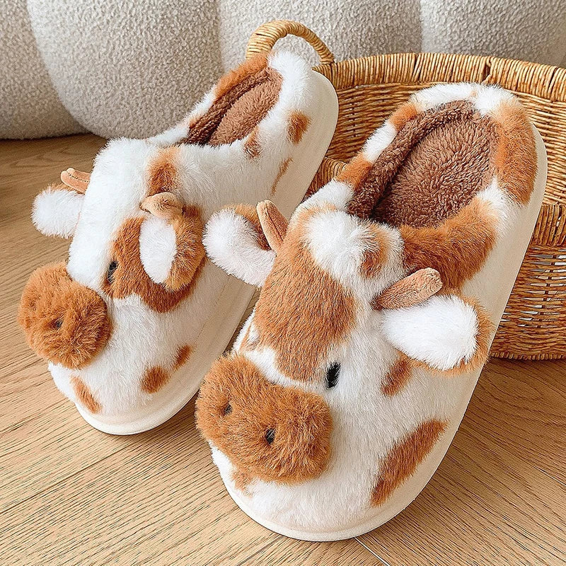 Handmade Cow Slippers