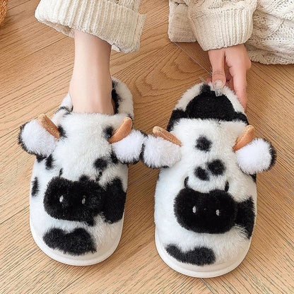 Handmade Cow Slippers