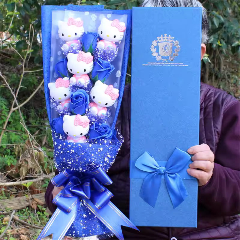 Kitty Bouquet with gift box