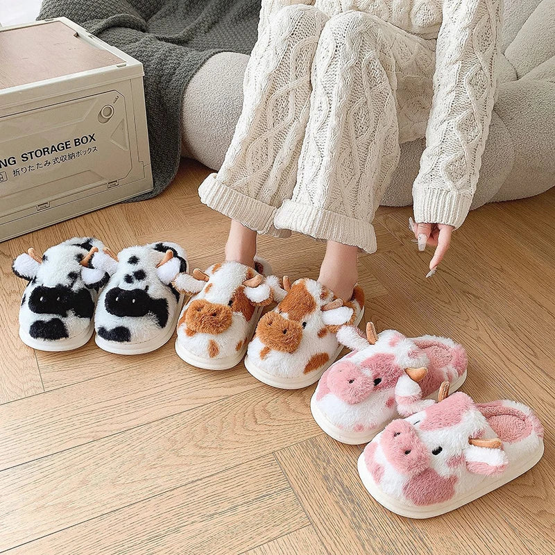 Handmade Cow Slippers
