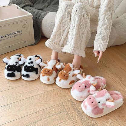 Handmade Cow Slippers