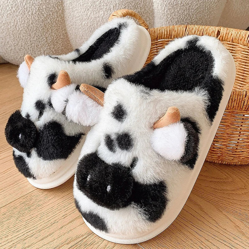 Handmade Cow Slippers