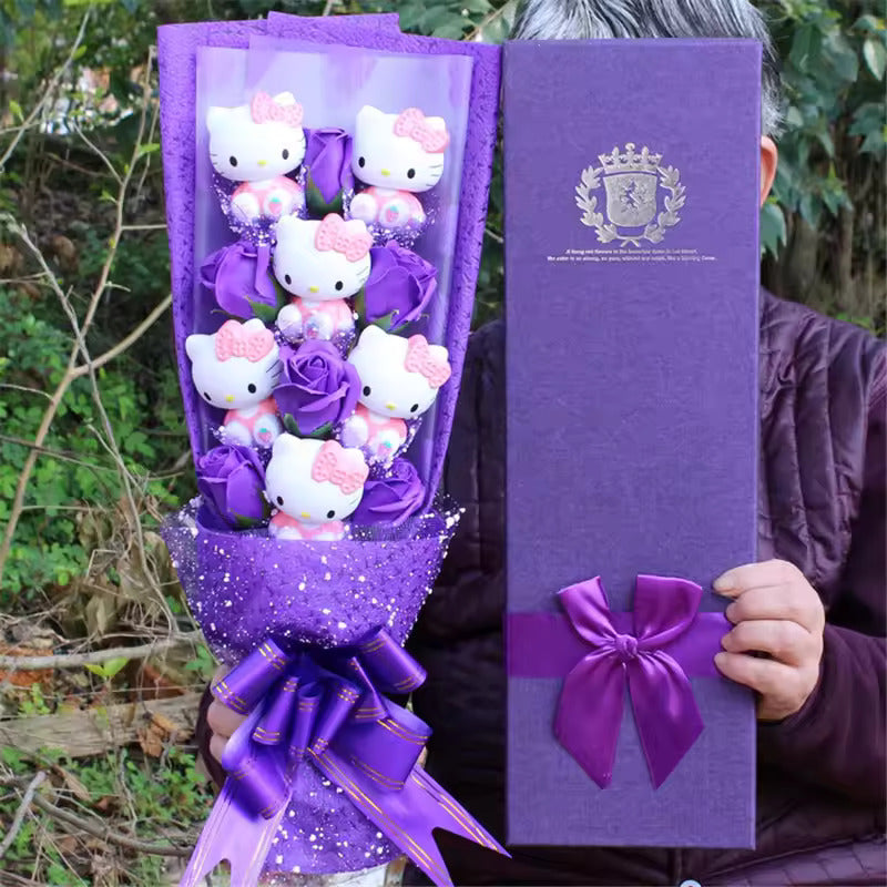 Kitty Bouquet with gift box