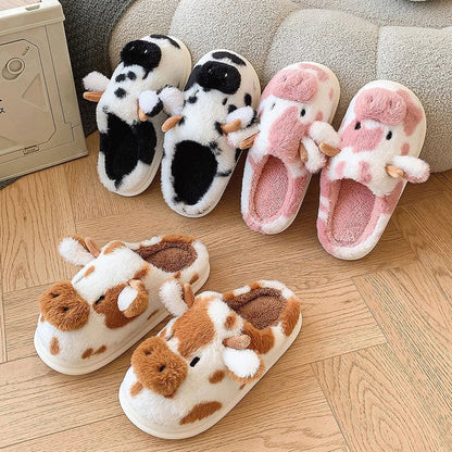 Handmade Cow Slippers