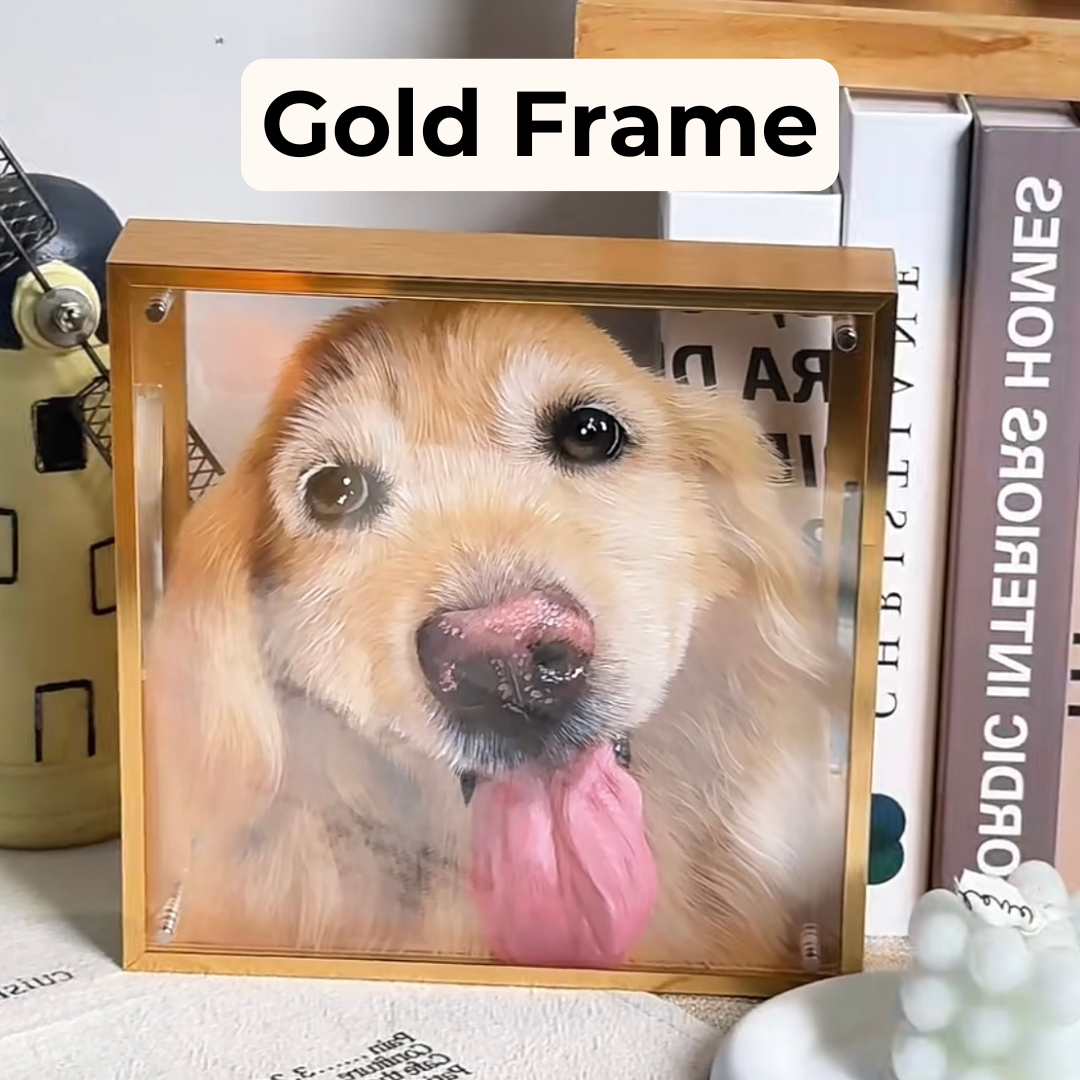 Custom Eternal 3D Pet Portrait