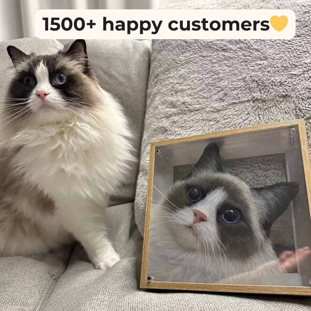 Custom Eternal 3D Pet Portrait