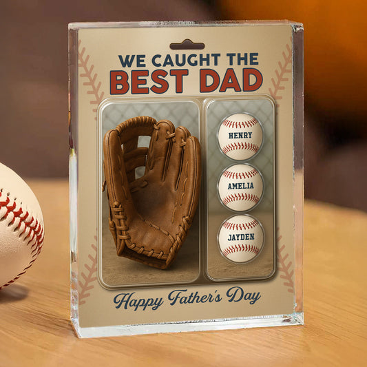 Personalized Acrylic Plate - "Baseball Glove"