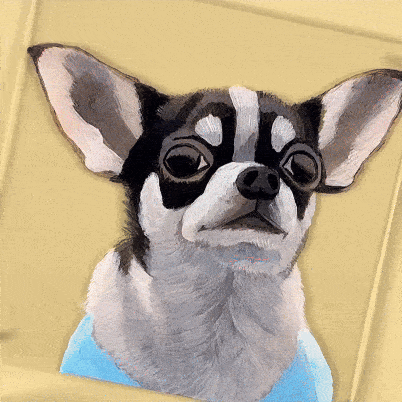 Custom Eternal 3D Pet Portrait