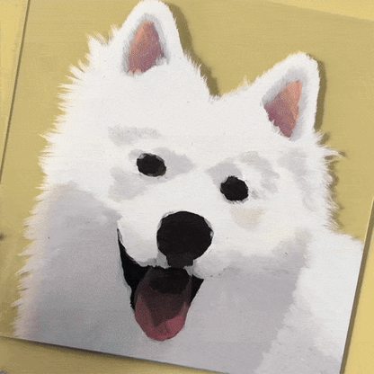 Custom Eternal 3D Pet Portrait