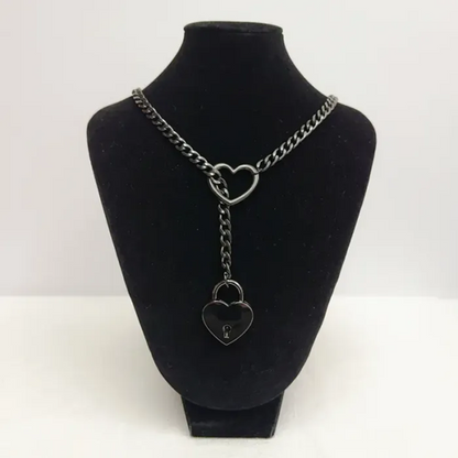 Edgy Punk Slip Chain Necklace