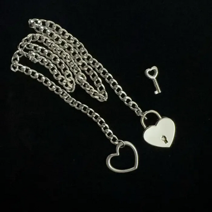 Edgy Punk Slip Chain Necklace