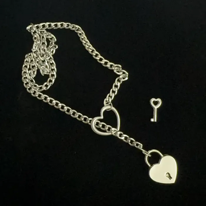 Edgy Punk Slip Chain Necklace