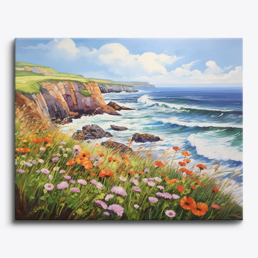 Floral Heights Paint By Numbers Kit