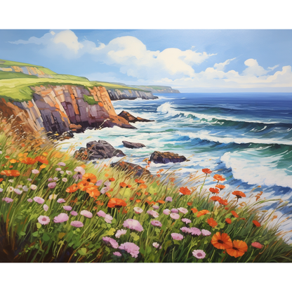 Floral Heights Paint By Numbers Kit