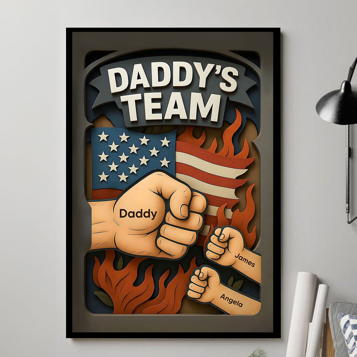 Personalized Poster, Father's Day Gift for Dad