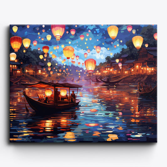 Lantern Lake Paint By Numbers Kit