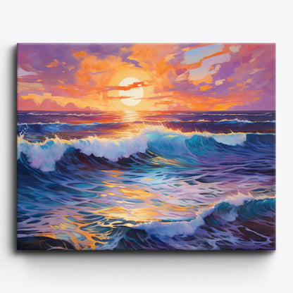 Harmony Of Sunset Paint By Numbers Kit