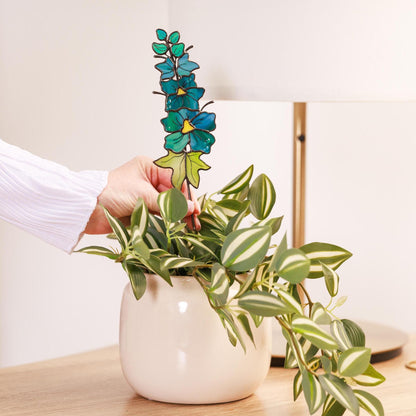 Personalized Stained Glass Flower - Mother"s Day Gift