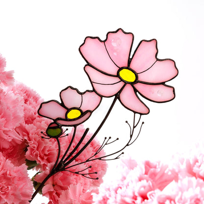 Personalized Stained Glass Flower - Mother"s Day Gift