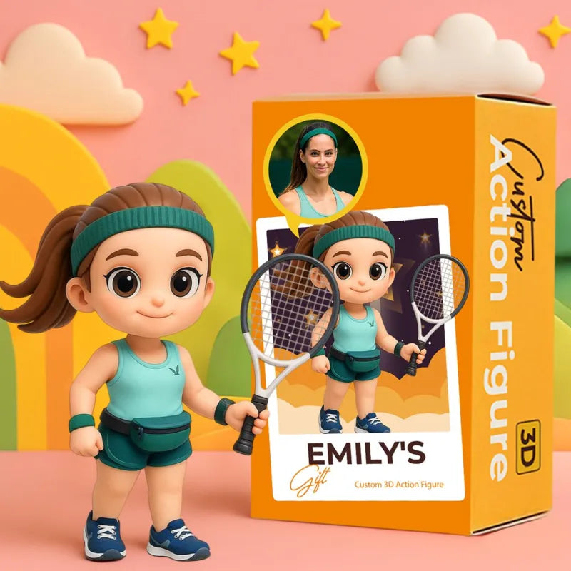 Custom 3D Action Figure from Your Photo Personalized Toy Figure