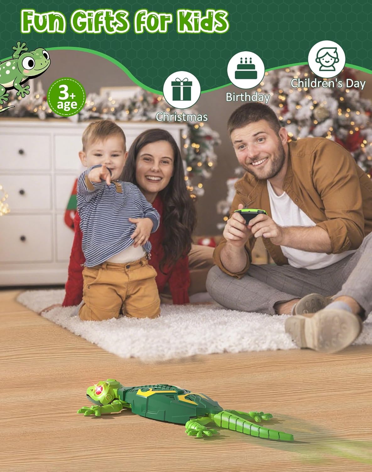 Wall-Crawling Gecko RC Toy