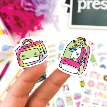 Kids School Sticker Assorted Variety Set