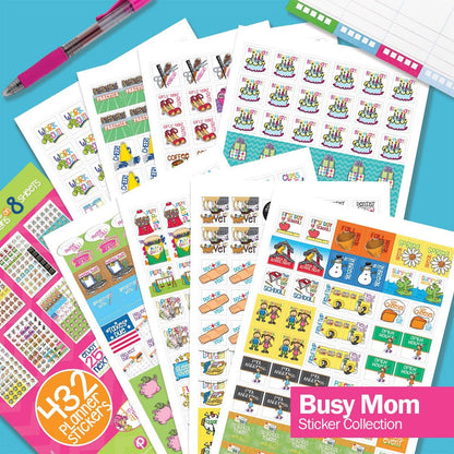 Ultimate Sticker Bundle | 8 Sticker Sets with 3760+ Stickers to Fit Any Planner