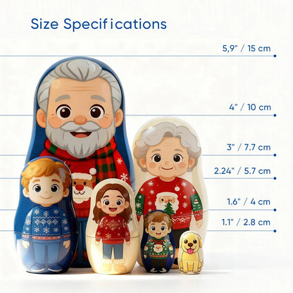 Personalized Portrait Nesting Doll