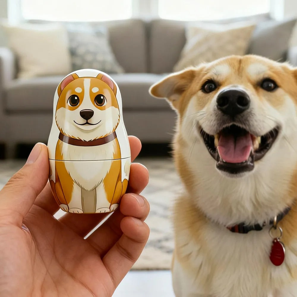 Personalized Portrait Nesting Doll