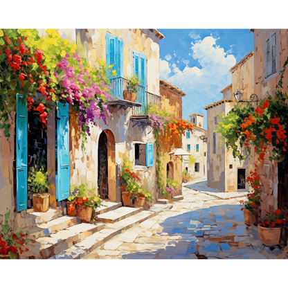 Mediterranean Bouquet Paint By Numbers Kit
